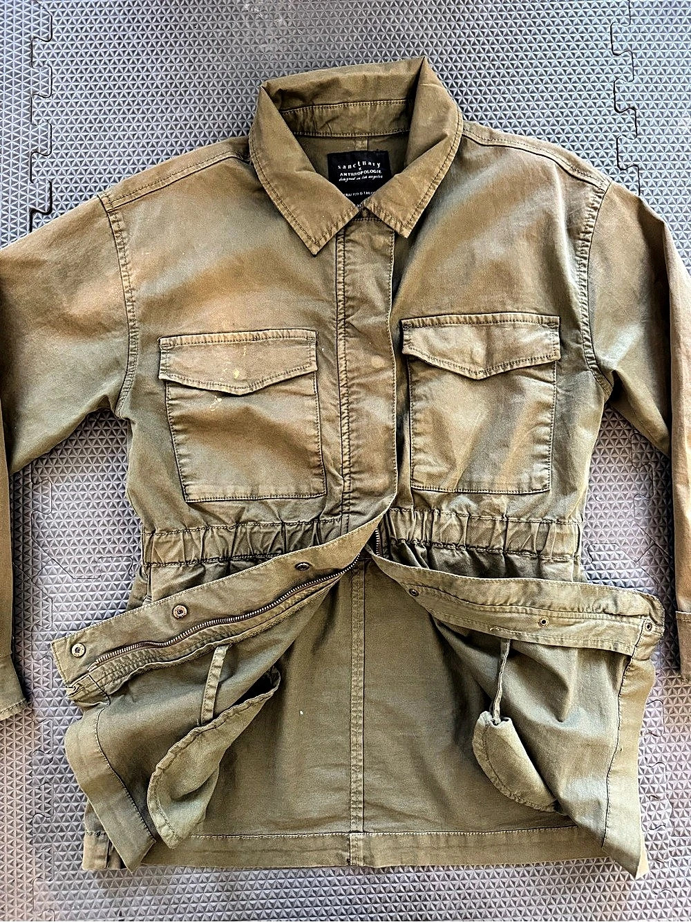 Sanctuary Olive Utility Jacket Size XS